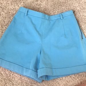 Theory blue shorts